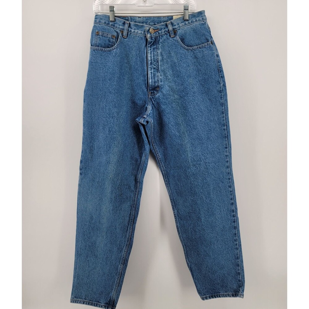 Eddie Bauer Women’s Jeans Size 14 High Rise Straight Leg Cotton Denim